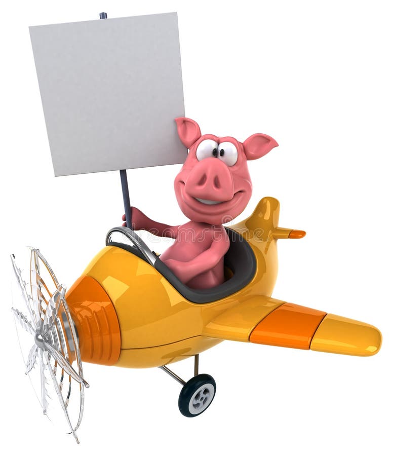 fun-pig-stock-illustration-illustration-of-pork-transportation-59918370
