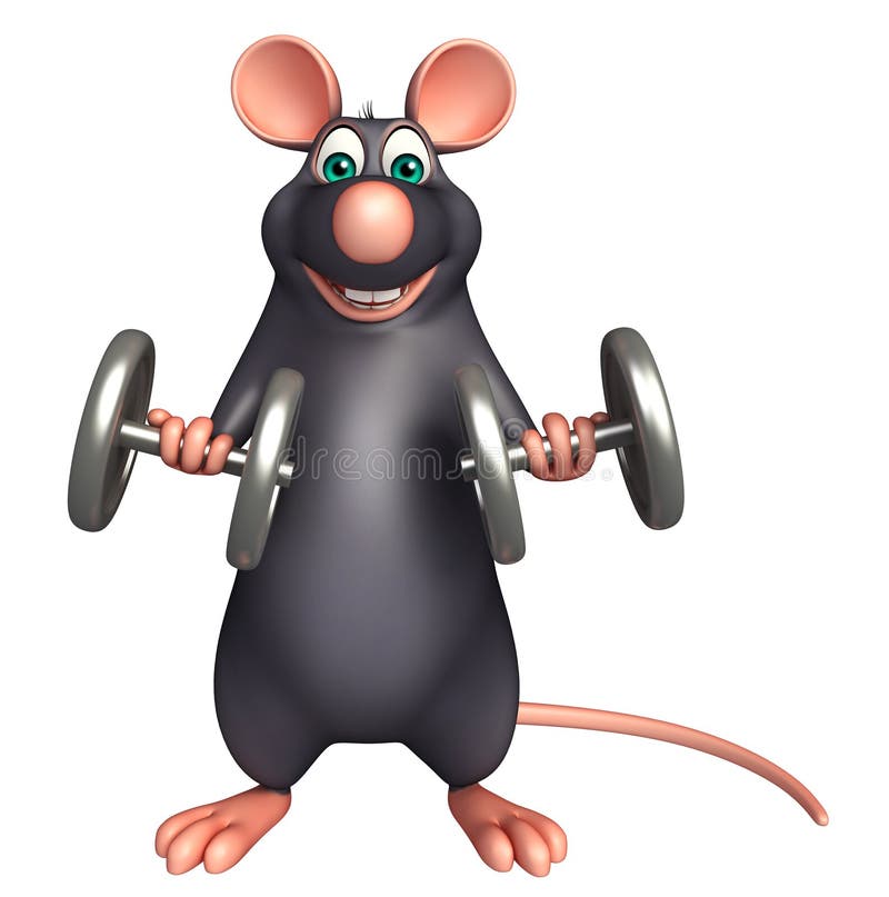 https://thumbs.dreamstime.com/b/fun-rat-cartoon-character-dumbbell-d-rendered-illustration-69163033.jpg