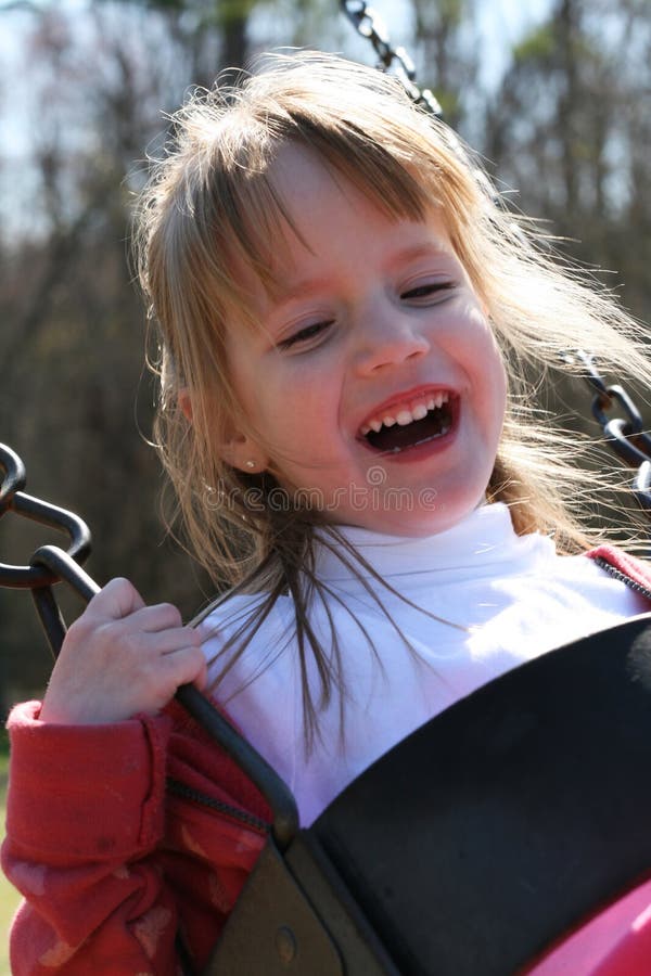 Fun on the swing