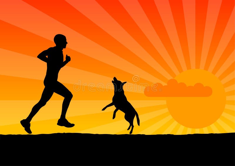 Correr ilustração do vetor