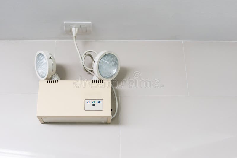 Funcionamiento Auto De La Iluminación De La Luz De Emergencia Imagen de