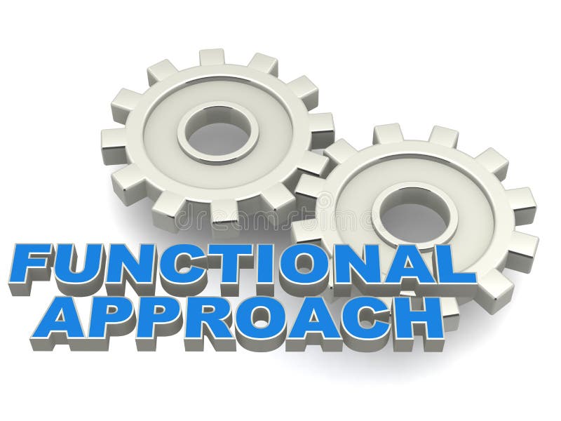Functional approach vector illustration Functional approach vector illustration