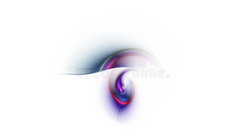 Fundal abstract colorat nautilus stock illustration