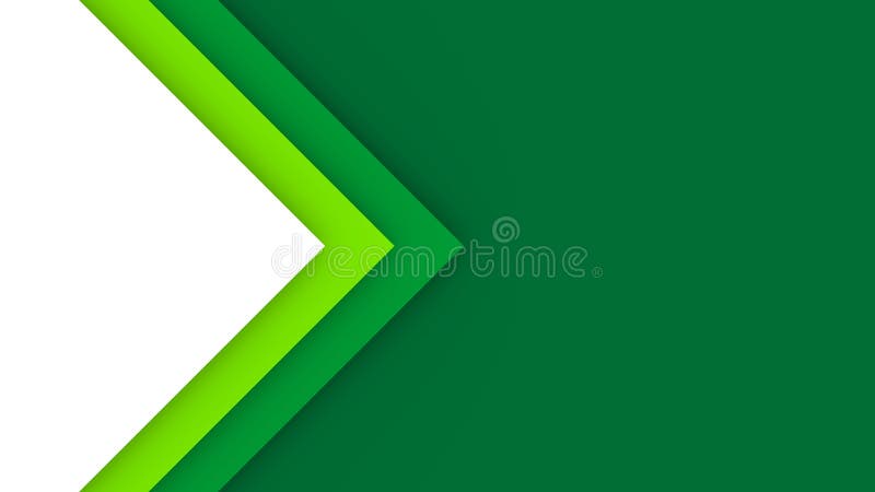 Fundal abstract cu forme decupate din hârtie colorată verde și albă vector illustration