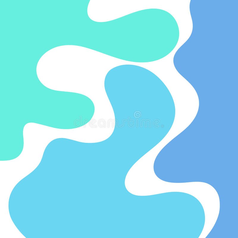 Fundal abstract minimalist modern. Forme ondulate organice de pete ilustrare vectorială vector illustration