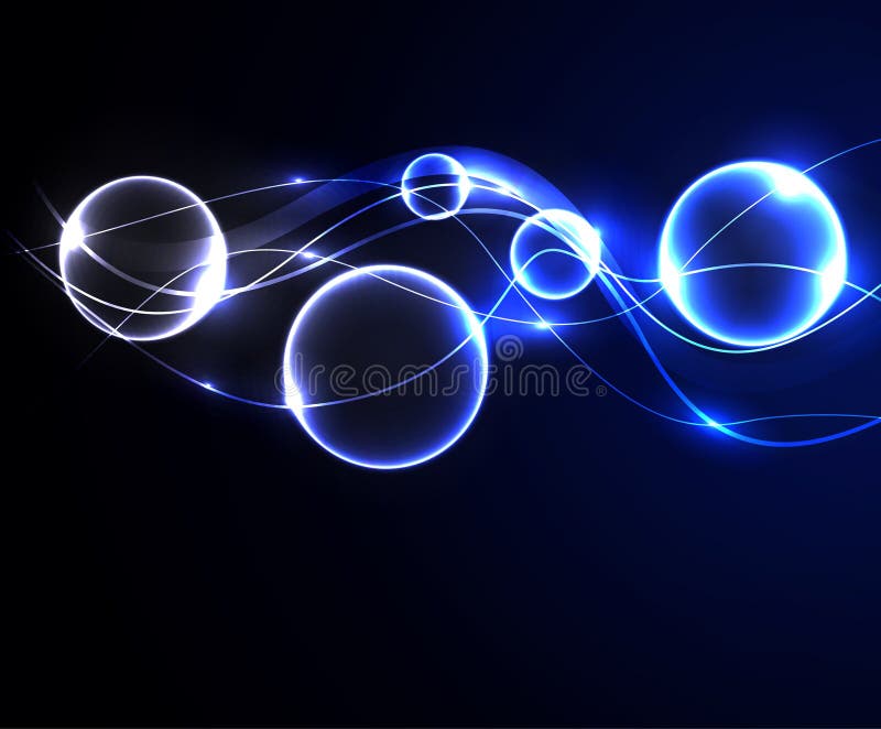 Fundal abstract strălucitor stock illustration