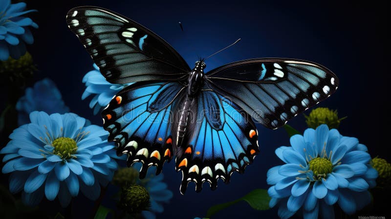Fundal albastru închis royalty free illustration