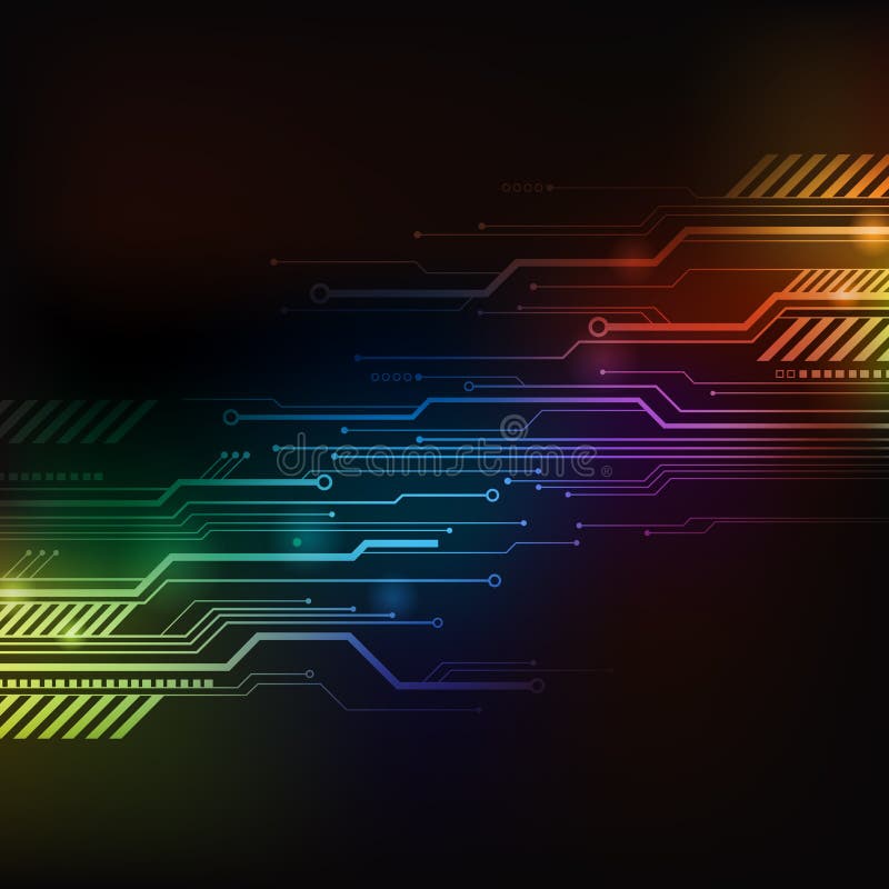 Fundal circuit informatic stock illustration