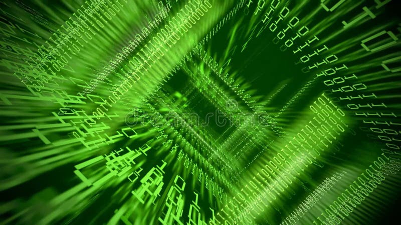 Fundal cod binar royalty free illustration