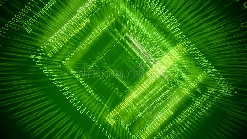 Fundal cu cod binar stock illustration