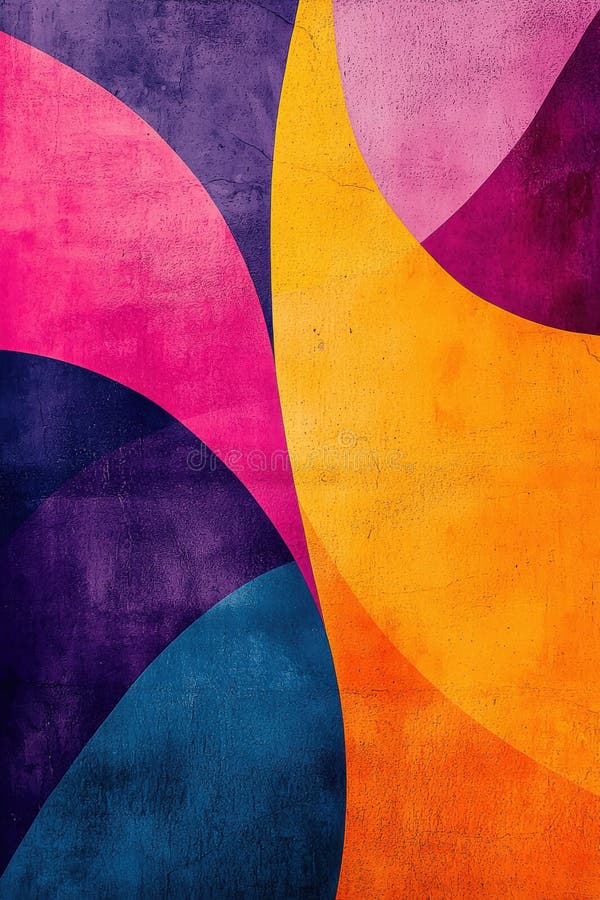 Fundal colorat abstract cu forme geometrice vibrante și texturi stock photos