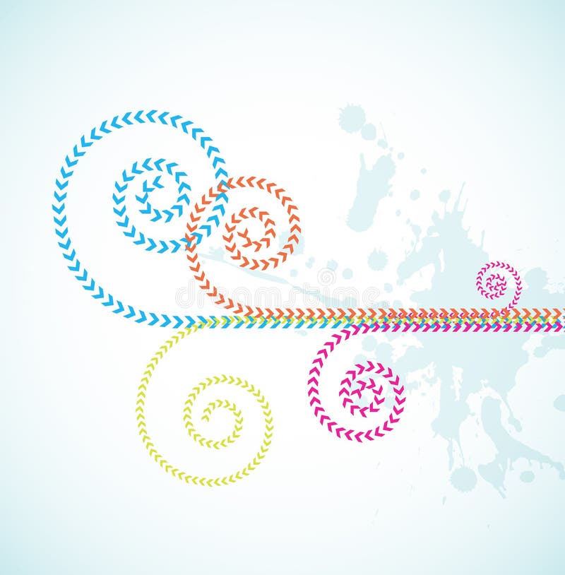 Fundal colorat abstract cu linii. royalty free illustration
