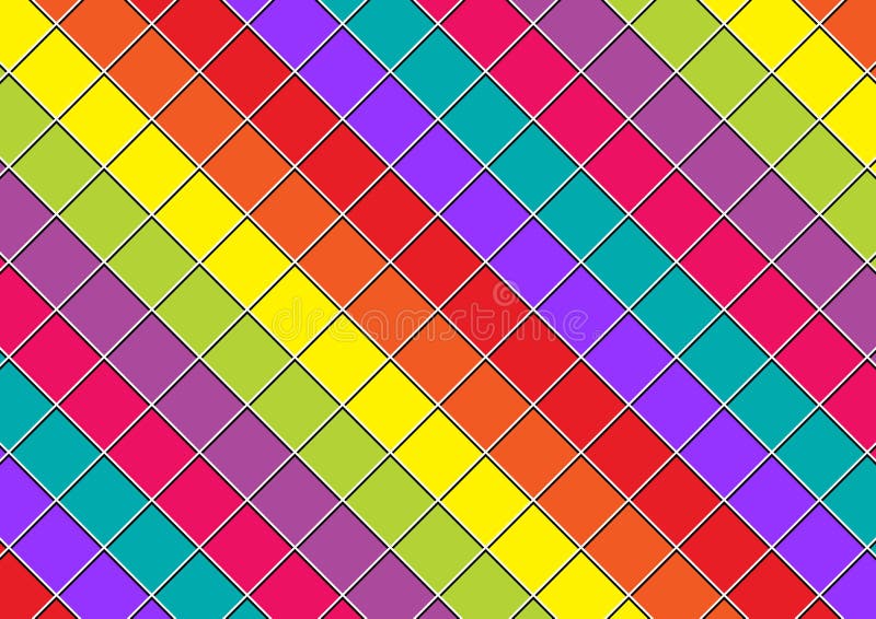 Fundal colorat din poligonul abstract stock illustration