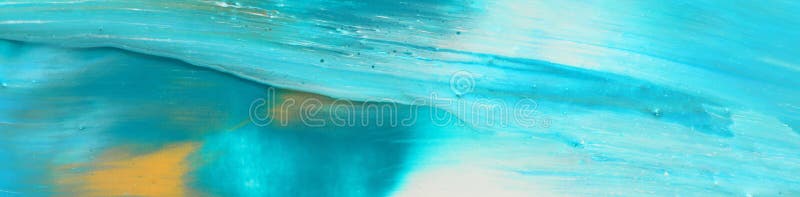Fundal cu efect marbleizat. culori creative albastre, mentă și alb. vopsea frumoasă cu adaos de aur. banner stock photo