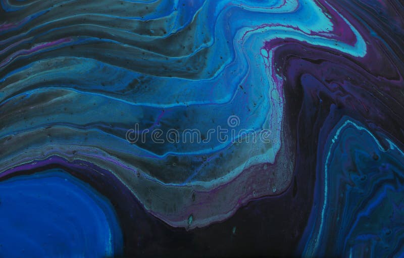 Fundal cu efect marbleizat. culori creative albastre, mentă și negru royalty free stock photo