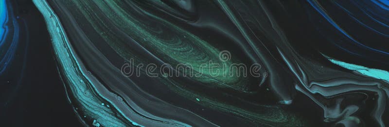 Fundal cu efect marbleizat. culori creative albastre, mentă și negru royalty free stock photography