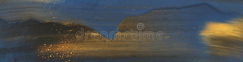 Fundal cu efect marbleizat. culori creative albastru și negru. vopsea frumoasă cu adaos de aur stock photos