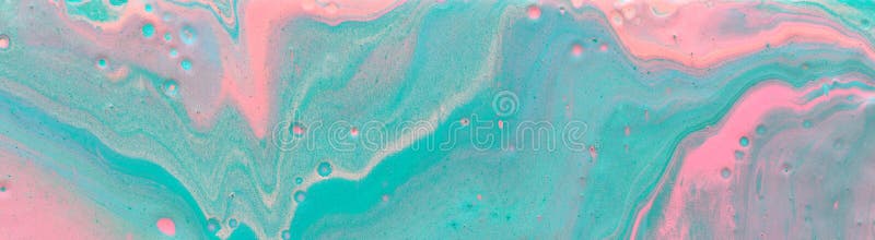 Fundal cu efect marbleizat. culori creative mentolate și roz. vopsea frumoasă royalty free stock image