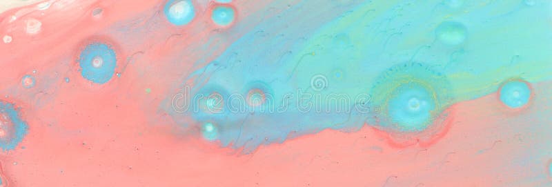 Fundal cu efect marbleizat. culori creative mentolate și roz. vopsea frumoasă royalty free stock photos
