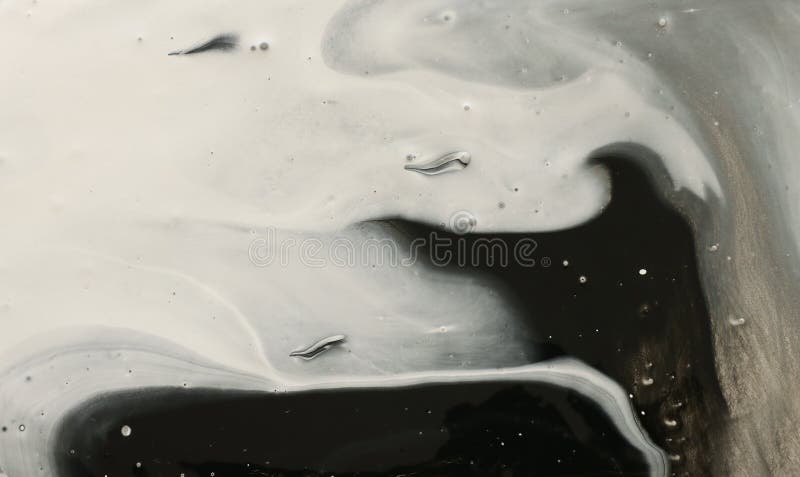 Fundal cu efect marbleizat. culori gri negru și alb creative. vopsea frumoasă cu adaos de aur stock photography