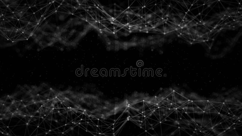 Fundal de rețea futurist royalty free illustration