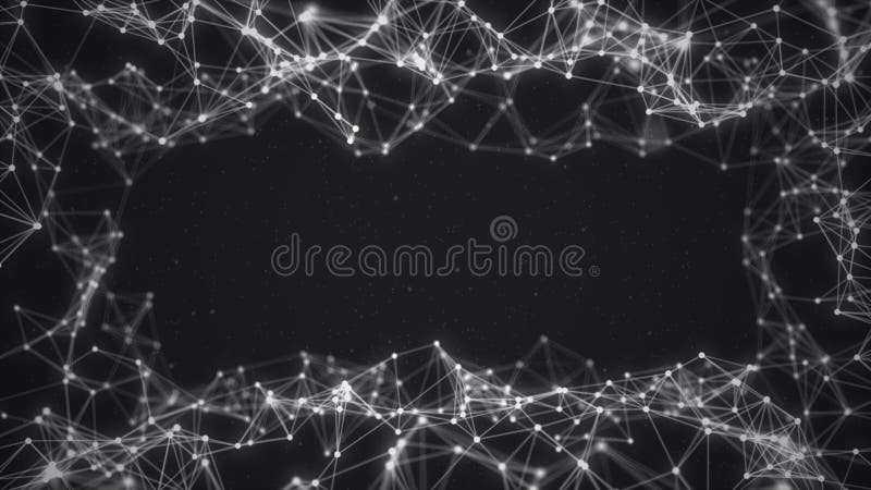 Fundal de rețea futurist royalty free illustration