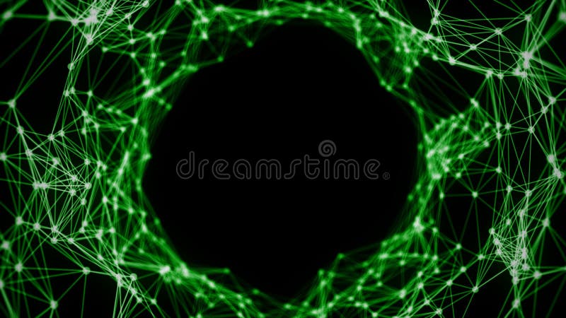 Fundal de rețea futurist vector illustration