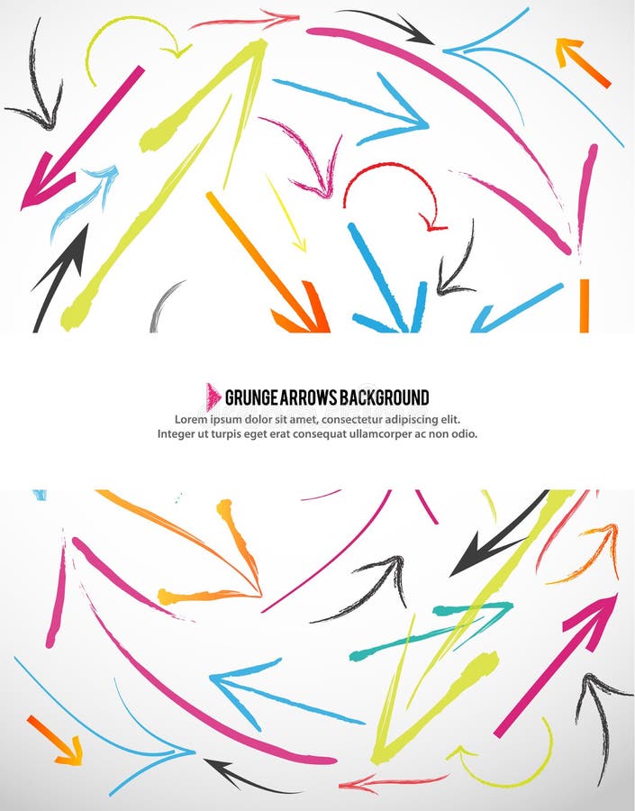 Fundal de săgeți colorate abstracte vector illustration