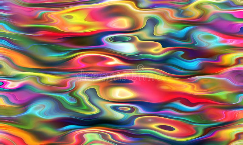Fundal de unde colorate abstracte stock illustration