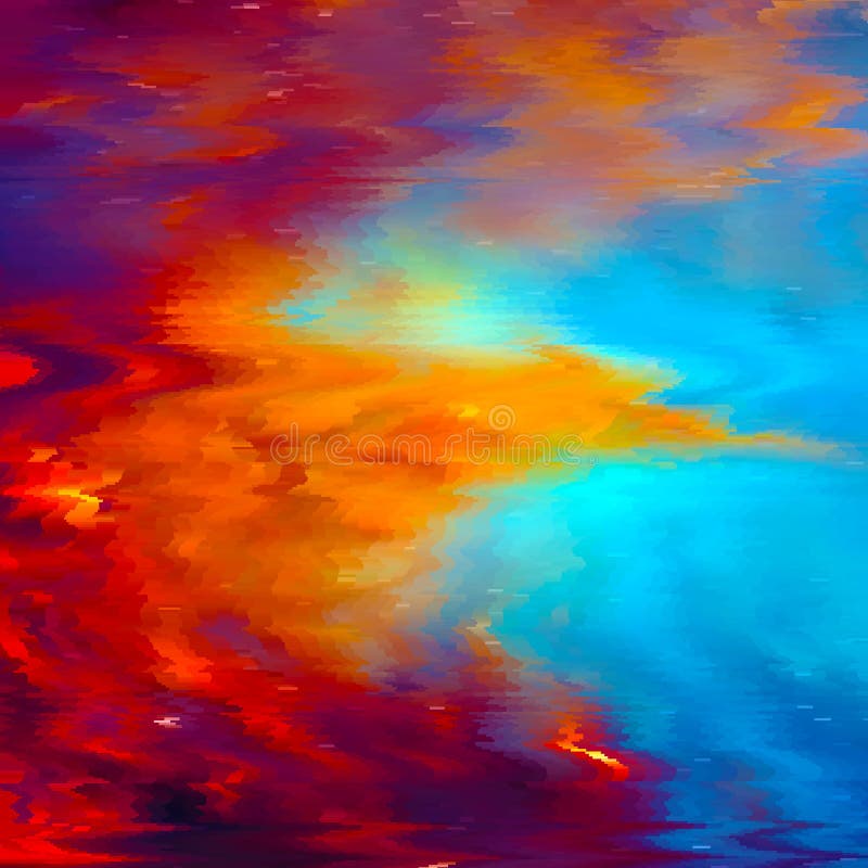 Fundal eroare vectorială. distorsiune digitală a datelor imaginii. fundal abstract colorat pentru design-uri. royalty free illustration
