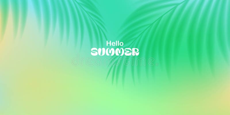 Fundal exotic de vară. Frunze de palmier. Frunze tropicale. Design pentru tapet de banner de copertă pentru carduri. Abstract moal stock illustration