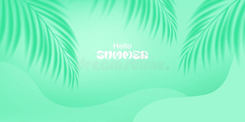 Fundal exotic de vară. Frunze de palmier. Frunze tropicale. Design pentru tapet de banner de copertă pentru carduri. Abstract moal stock illustration