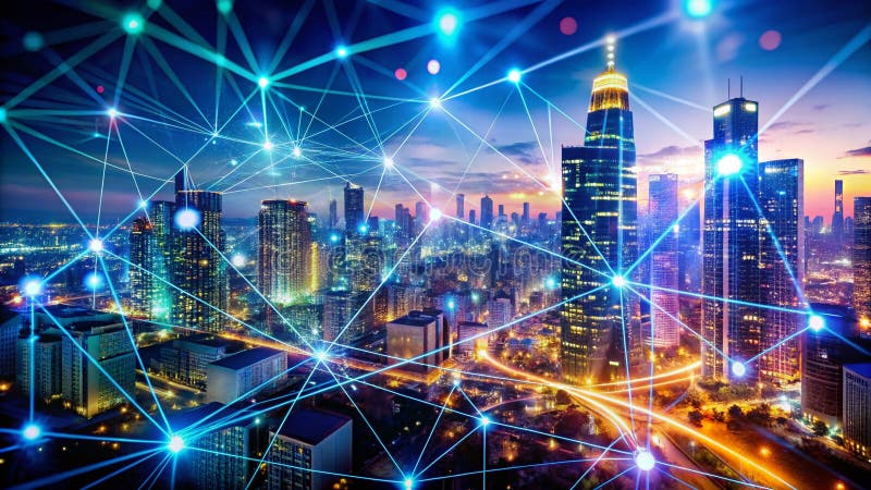 Fundal flux de date cu cod binar dinamic: O reprezentare vizuală futuristă a conectivității rețelei și a afacerilor vector illustration