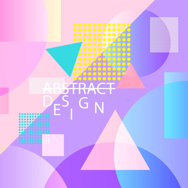 Fundal geometric abstract. elemente colorate strălucitoare. șablon cu forme de culoare. design minimalist. vector vector illustration