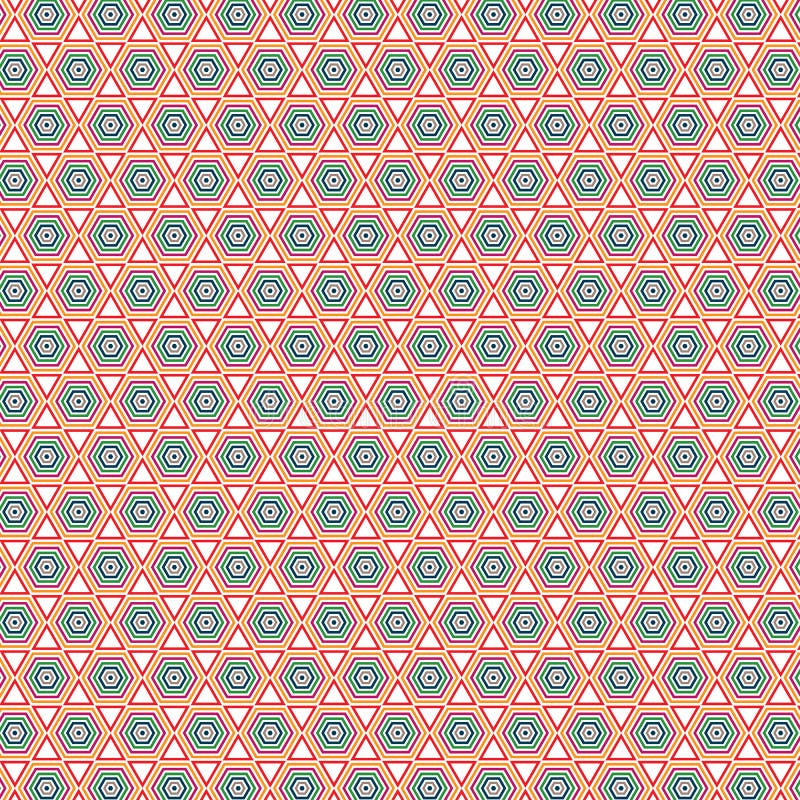 Fundal geometric cu straturi hexagonal abstract stock illustration