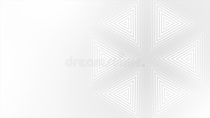 Fundal geometric triunghiular cu formă albicioasă repetată, formă abstractă, tipar abstract royalty free illustration