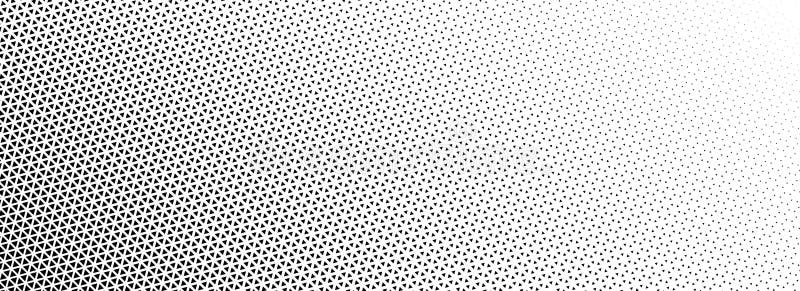 Fundal gradient semiton triunghi. Textura tiparului tehnic triunghiular geometric. Tapet abstract de gradare royalty free illustration