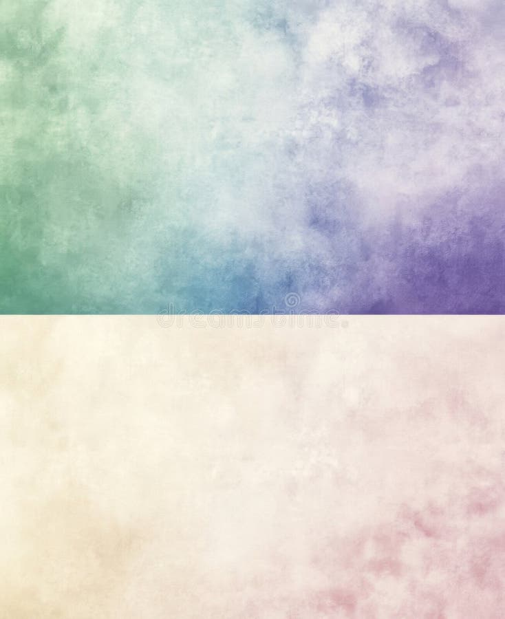 Fundal gradient vibrant cu textură pastel în paletă verde cu cremă violet royalty free stock images