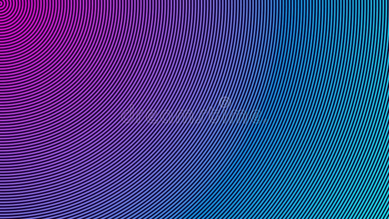 Fundal neon abstract. Retro 1980 stil luminos fundal ondulat. Fundal scifi Synthwave. Banner orizontal cercuri concentrice royalty free stock photo