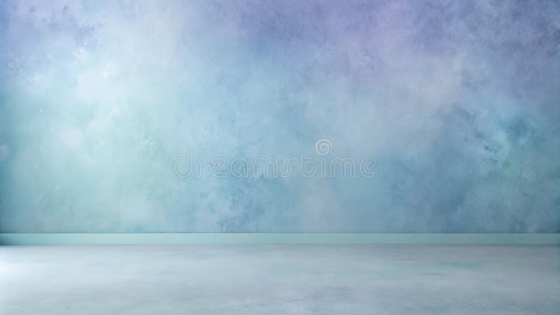 Fundal pentru decorarea peretelui albastru pastel și a sălii de pardoseală. AI generativ royalty free illustration