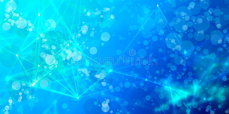 Fundal pentru tehnologia abstractă de culoare albastru-deschis, cu strălucire circulară de culoare albastru-albastru vector illustration