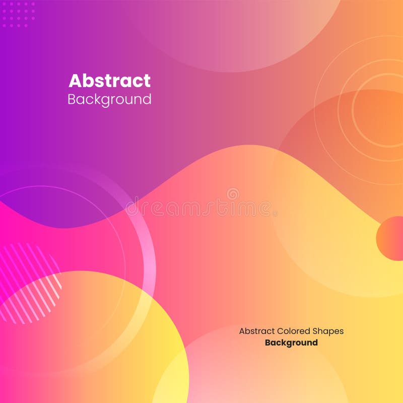 Fundal pătrat formă geometrică abstractă colorată vector illustration