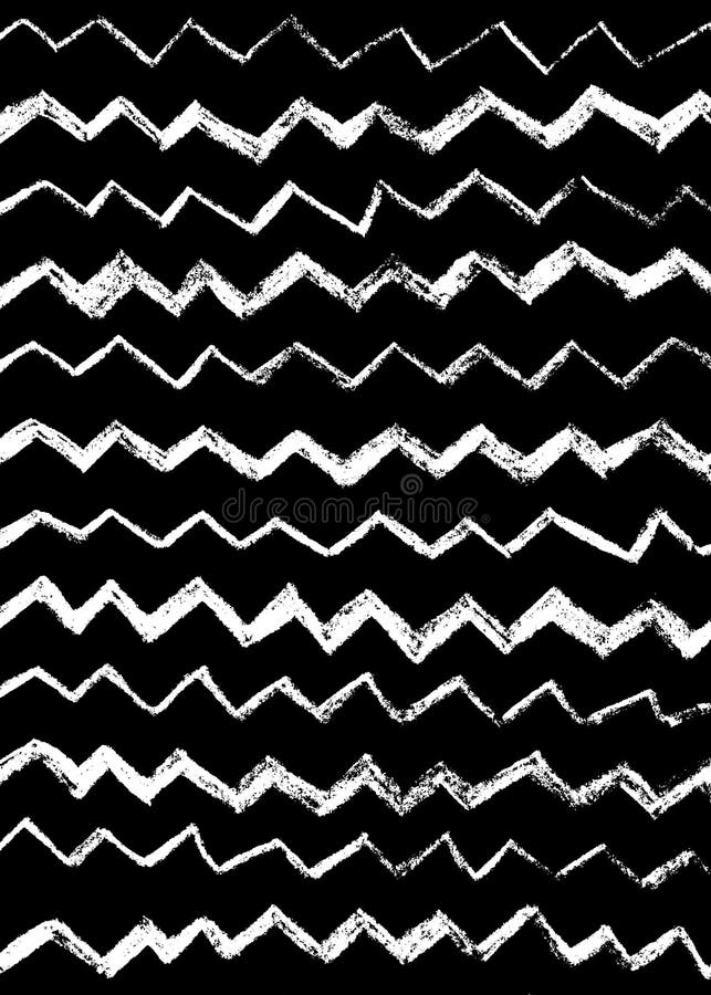 Fundal simplu abstract răcit cu dungi de zigzag cu tușe de pensulă cu unde întrerupte. textură trasă manual cu simbolul. hipster royalty free stock images