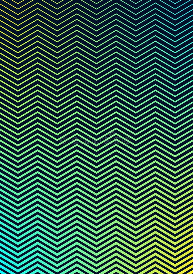 Fundalul cu dungi orizontale albastre în zigzag vector illustration