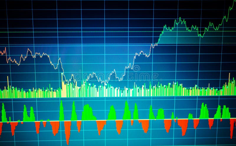 Blue Stock Chart