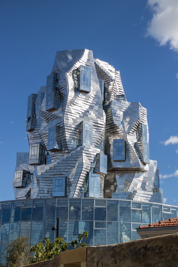 Fundația Luma arles france architecte frank gehry royalty free stock image