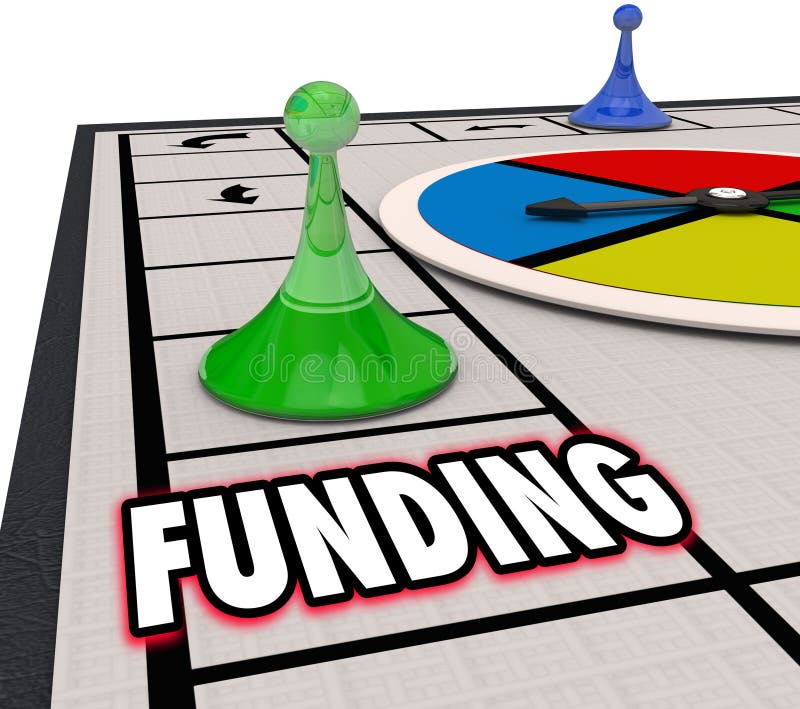 Funding Financial Backing Investment Money Resources Board Game