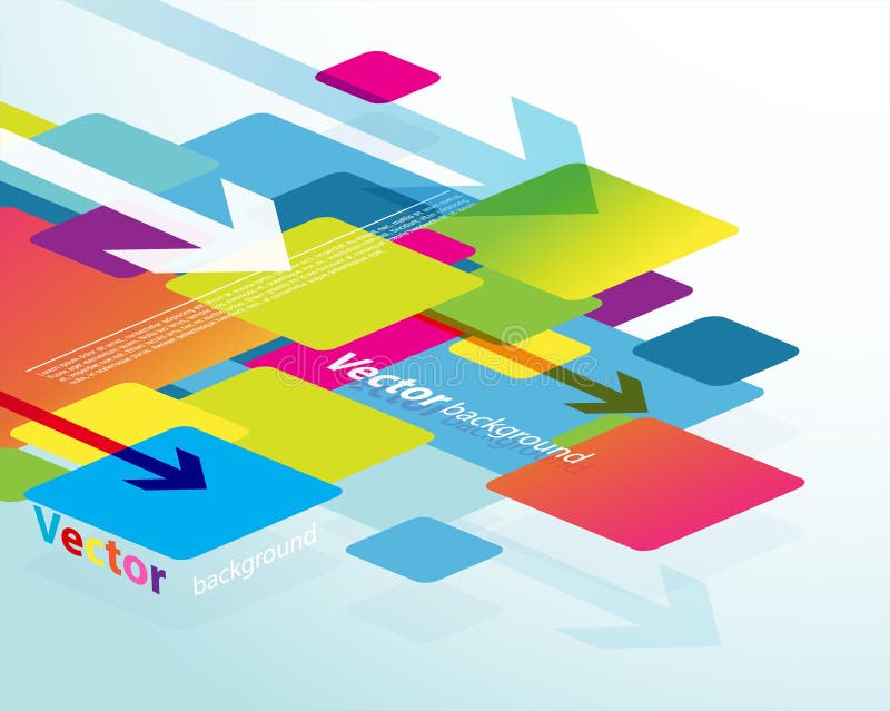 Fundo abstrato colorido ilustração royalty free