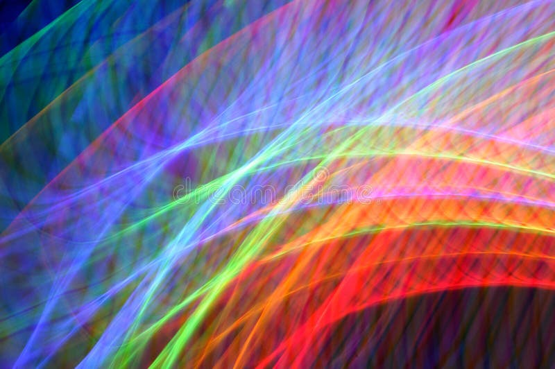 Colorful illuminated curves in the motion, abstract background. Colorful illuminated curves in the motion, abstract background