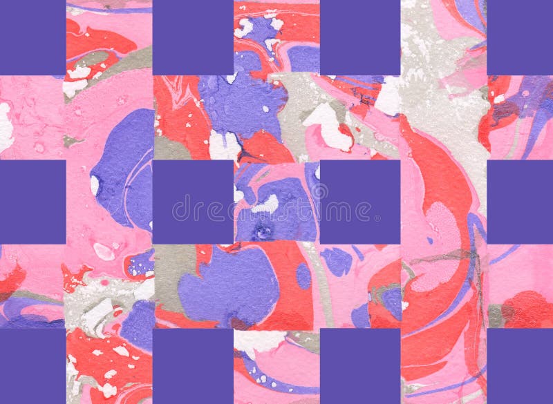 Fundo abstrato colorido com listras ilustração stock